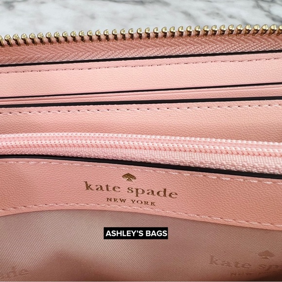 Kate Spade Madison Large Continental Wallet In Conch Pink - Picture 5 of 6